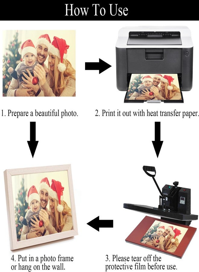 ArtCute مجموعة ArtCute من 12 لوحة معدنية فارغة للصور بتقنية التسامي - مقاس 8 × 12 بوصة، مصنوعة من الألومنيوم، سمكها 0.45 مم، مناسبة للاستخدام الداخلي والخارجي. - Image 5